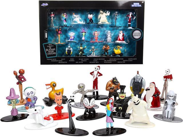 Tim Burton's 'The Nightmare Before Christmas' Set of 18 Diecast Figurines 'Nano Metalfigs' Series by Jada
