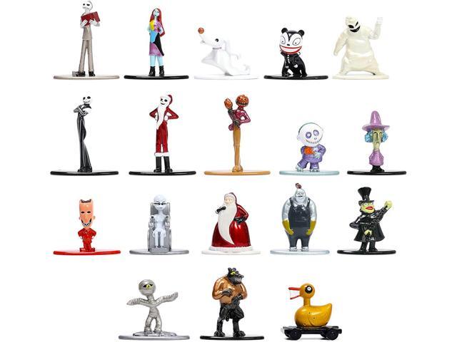 Tim Burton's 'The Nightmare Before Christmas' Set of 18 Diecast Figurines 'Nano Metalfigs' Series by Jada