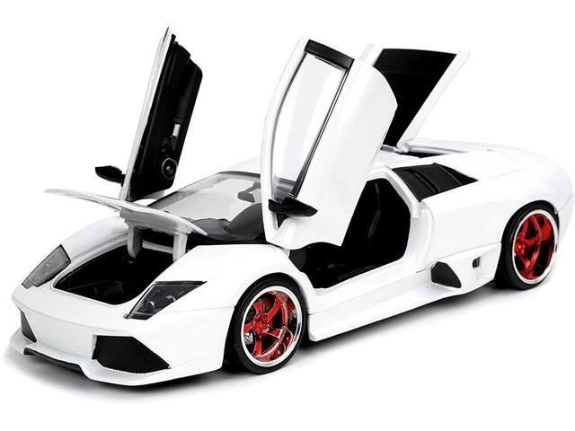 Lamborghini Murcielago LP640 White 'Hyper-Spec' 1/24 Diecast Model Car by Jada