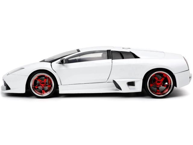Lamborghini Murcielago LP640 White 'Hyper-Spec' 1/24 Diecast Model Car by Jada