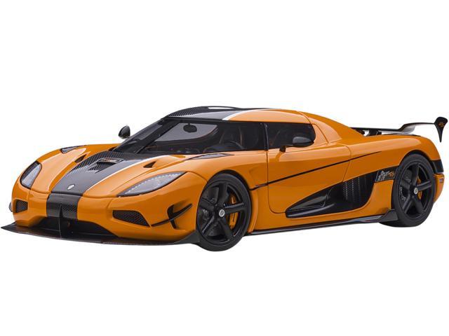 Koenigsegg Agera RS Cone Orange with Black Carbon Accents 1/18 Model Car by Autoart