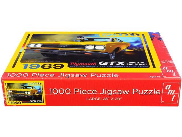 Jigsaw Puzzle 1969 Plymouth GTX Hardtop Pro Street MODEL BOX PUZZLE (1000 piece) by AMT