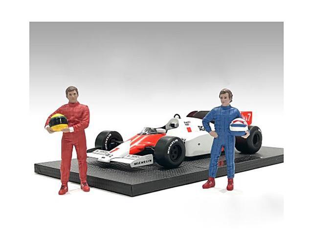'Racing Legends' 80's Set of 2 Diecast Figures for 1/43 Scale Models by American Diorama