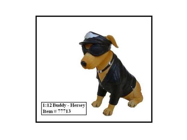 Bikers Dog 'Buddy Hersey' Figure For 1:12 Models by American Diorama
