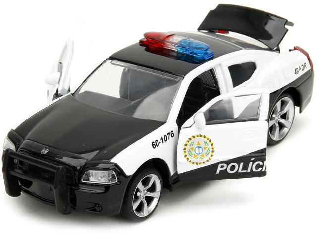 2006 Dodge Charger Police Black and White 'Policia Civil' 'Fast & Furious' Series 1/32 Diecast Model Car by Jada