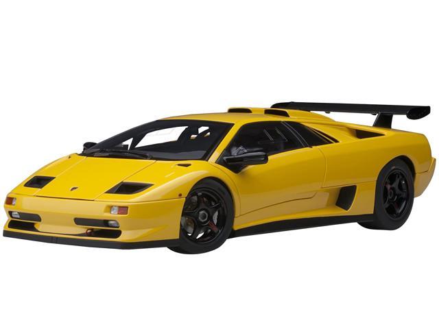 Lamborghini Diablo SV-R Superfly Yellow 1/18 Model Car by Autoart