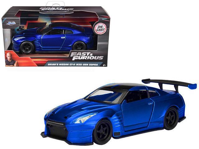 Brian's 2009 Nissan GTR R35 Blue Ben Sopra 'Fast & Furious' Movie 1/32 Diecast Model Car by Jada