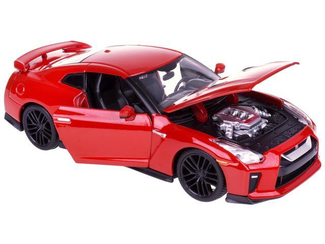 2017 Nissan GT-R R35 Red 1/24 Diecast Car Model by BBurago