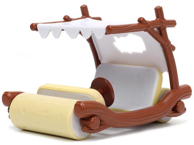 Flintmobile with Fred Flintstone Diecast Figurine 'The Flintstones' 'Hollywood Rides' Series 1/32 Diecast Model Car by Jada