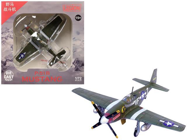 North American P-51B Mustang Aircraft 'Shangri-La' (1944) US Army Air Forces 1/72 Diecast Model by Legion