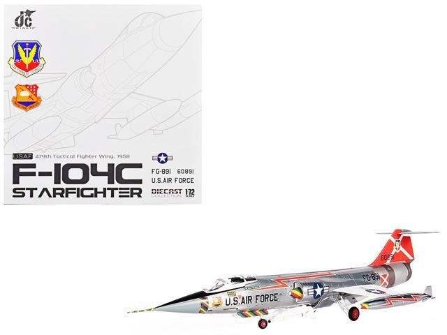 Lockheed F-104C Starfighter Fighter Aircraft '479th Tactical Fighter Wing' (1958) USAF 1/72 Diecast Model by JC Wings