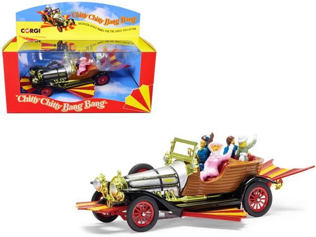Chitty Chitty Bang Bang Car with 4 Sitting Figures 'Chitty Chitty Bang Bang' (1968) Movie Diecast Model Car by Corgi