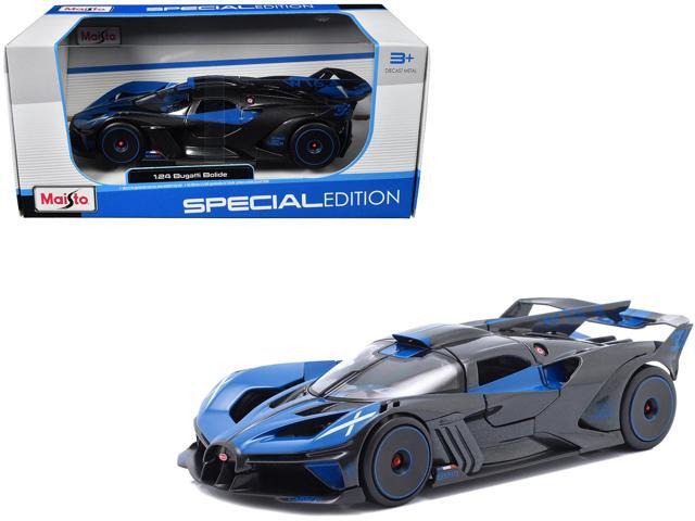 Bugatti Bolide Blue and Black Metallic 'Special Edition' Series 1/24 Diecast Model Car by Maisto