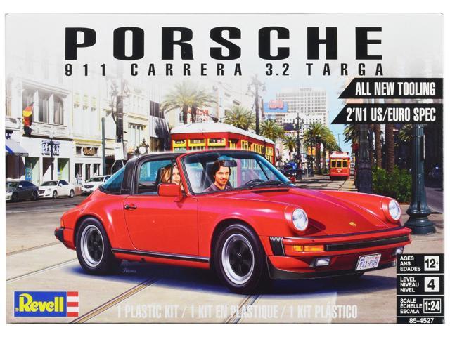 Level 4 Model Kit Porsche 911 Carrera 3.2 Targa 2-in-1 Kit 1/24 Scale Model by Revell