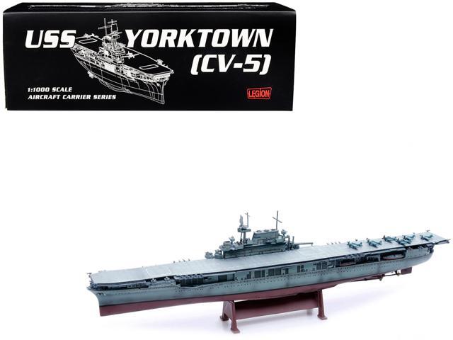 USS Yorktown (CV-5) Aircraft Carrier 'US Navy' World War II 1/1000 Diecast Model by Legion