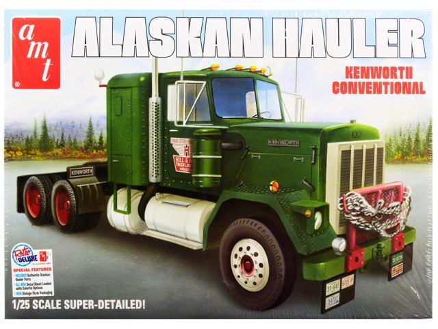 Skill 3 Model Kit Kenworth Conventional Tractor 'Alaskan Hauler' 1/25 Scale Model by AMT