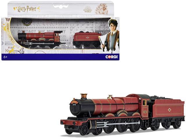Hogwarts Express Locomotive with Coal Train Car 'Harry Potter' Movie Series 1/100 Diecast Model by Corgi