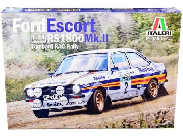 Skill 2 Model Kit Ford Escort RS 1800 Mk. II #2 Lombard RAC Rally (1981) 1/24 Scale Model by Italeri