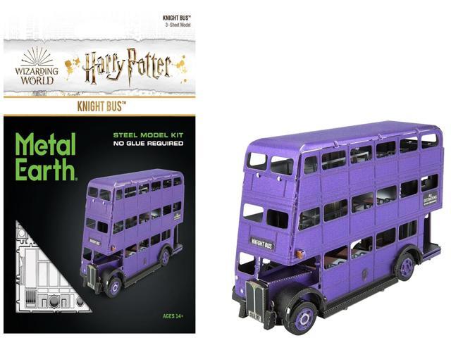 Model Kit Knight Bus Purple 'Harry Potter and the Prisoner of Azkaban' (2004) (Moderate Difficulty) Steel Model by Metal Earth