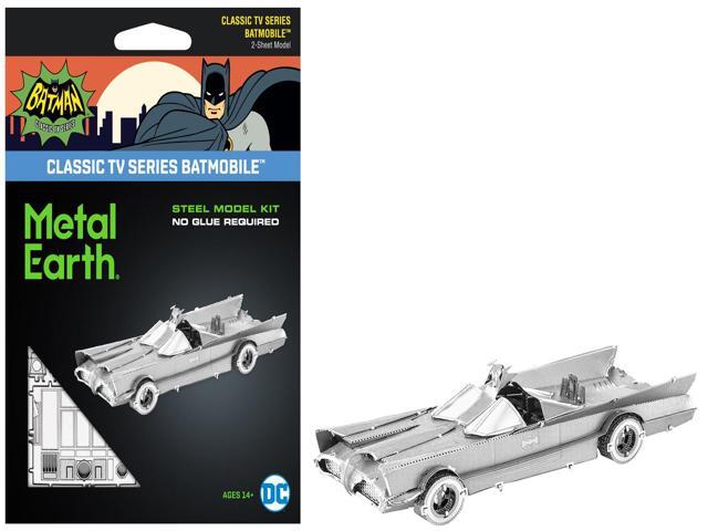 Model Kit 1966 Classic TV Series Batmobile 'Batman' (1966) TV Series (Challenging Difficulty) Steel Model by Metal Earth