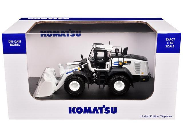 Komatsu WA475-10 Wheel Loader White Limited Edition to 750 pieces Worldwide 1/50 Diecast Model by Universal Hobbies