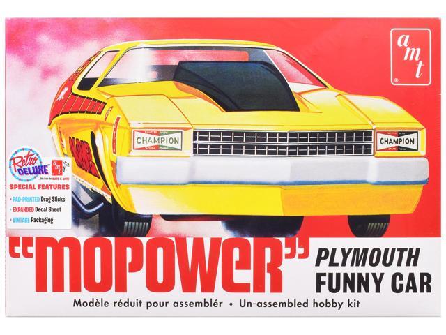 Skill 2 Model Kit Plymouth Funny Car 'Mopower' 1/25 Scale Model by AMT