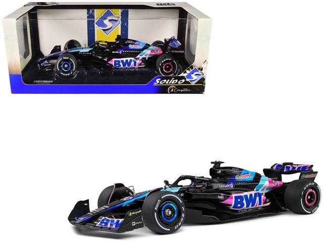 Alpine A524 Presentation Edition 'BWT' 'F1 World Championship' (2024) 'Competition' Series 1/18 Diecast Model Car by Solido