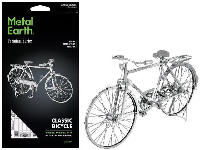 Model Kit Classic Bicycle 'Bon Voyage' (Challenging Difficulty) Steel Model by Metal Earth