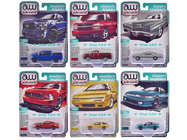 Auto World Premium 2025 Release 1 Set B of 6 pieces 1/64 Die Cast Model Cars by Auto World