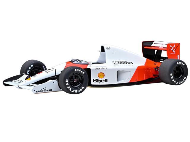 McLaren Honda MP4/6 #1 Ayrton Senna 2nd Place Formula One F1 Japanese GP (1991) (without McLaren Logo) 1/18 Model Car by Autoart