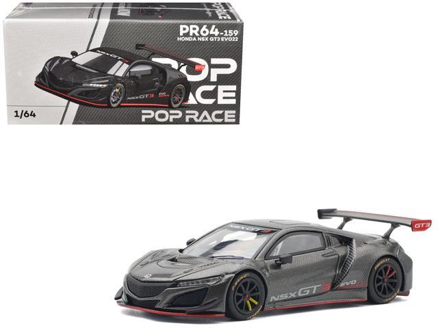 Honda NSX GT3 EVO22 Carbon Edition 1/64 Die Cast Model Car by Pop Race