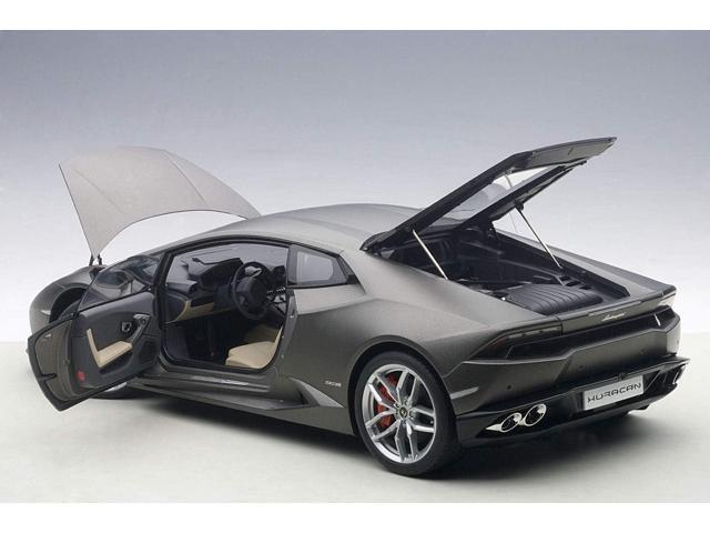 Lamborghini Huracan LP610-4 Grigio Titans/Matt Grey 1/12 Model Car by Autoart
