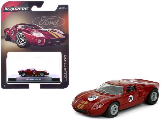 1965 Ford GT40 MK1 #25 Red Metallic with Gold Stripes 'Collection' Series 1/64 Diecast Model Car by Majorette