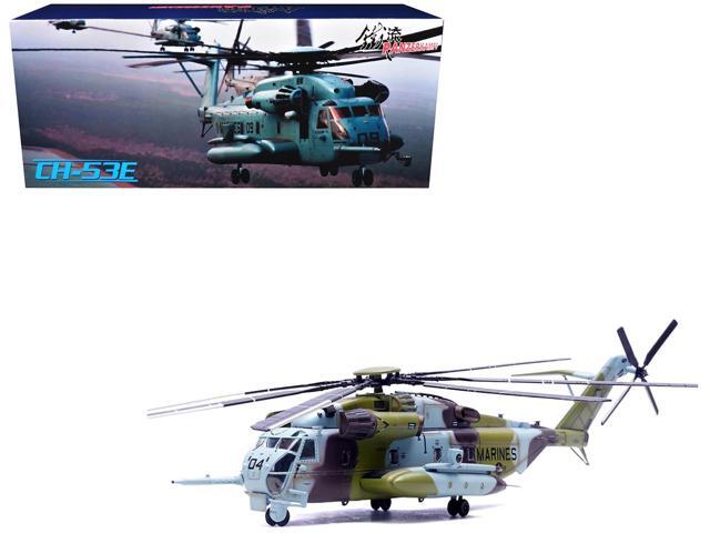 Sikorsky CH-53E Super Stallion Helicopter #04 'MCAS New River' (1990) US Marine Corps 1/72 Diecast Model by Panzerkampf