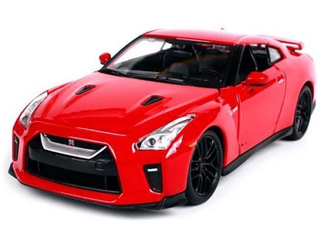 2017 Nissan GT-R R35 Red 1/24 Diecast Car Model by BBurago