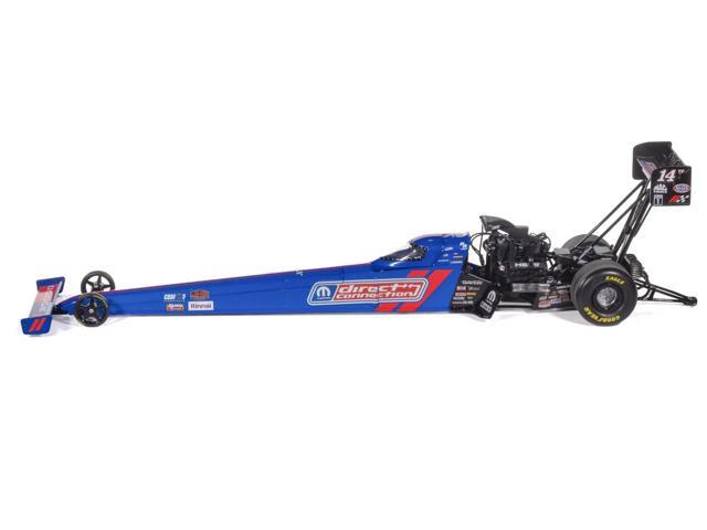 NHRA TFD (Top Fuel Dragster) #14TF Tony Stewart 'MOPAR Direct Connection' Blue and Red (2025) 1/24 Diecast Model by Auto World
