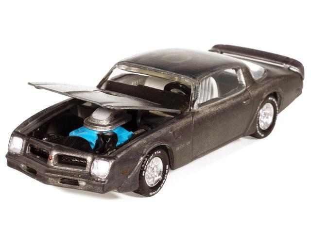 1976 Pontiac Firebird T/A 'Barn Finds' Gray Metallic (Weathered) with White Interior 1/64 Diecast Model Car by Auto World