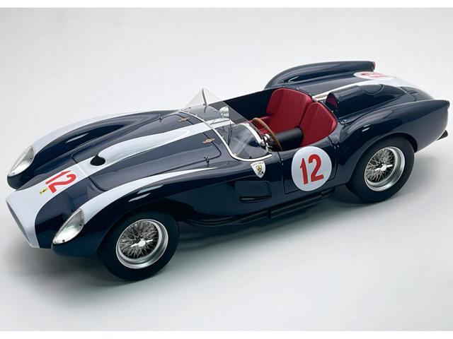 Ferrari 250 TR Pontoon-Fender #12 'Team Askolin' 3rd Place 'Elaintarhanajo' (1958) w/Case 1/18 Model Car by Tecnomodel.
