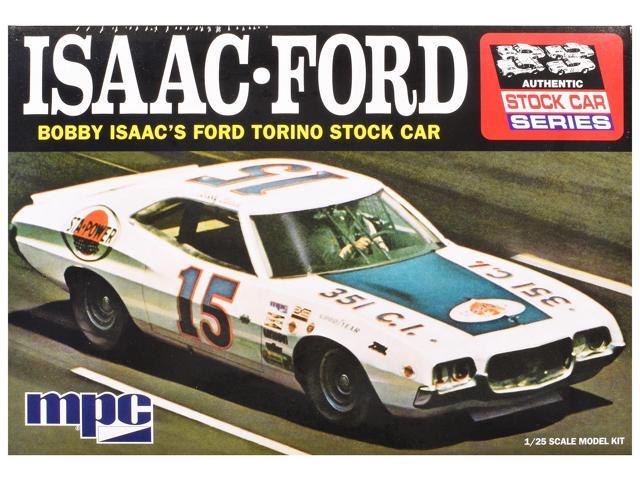 Skill 2 Model Kit 1972 Ford Torino Stock Car 'Bobby Isaac' 1/25 Scale Model by MPC