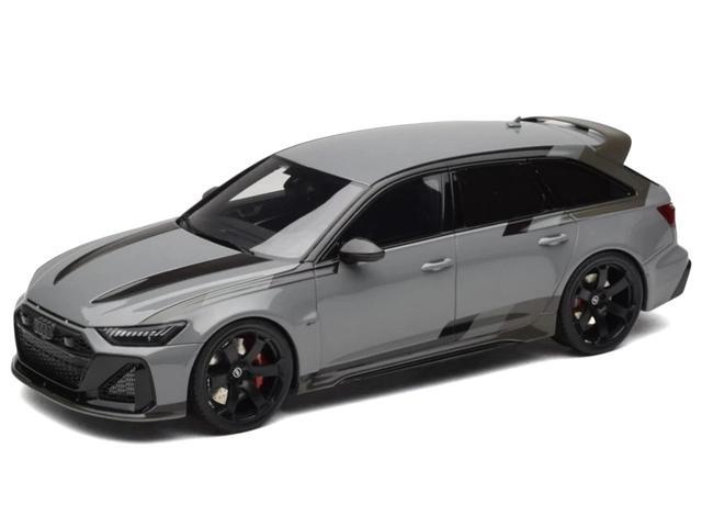 2024 Audi RS 6 GT Gray 1/18 Model Car by GT Spirit