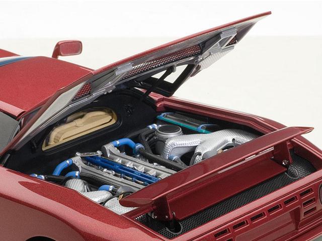 Bugatti EB110 GT Dark Red 1/18 Diecast Car Model by Autoart