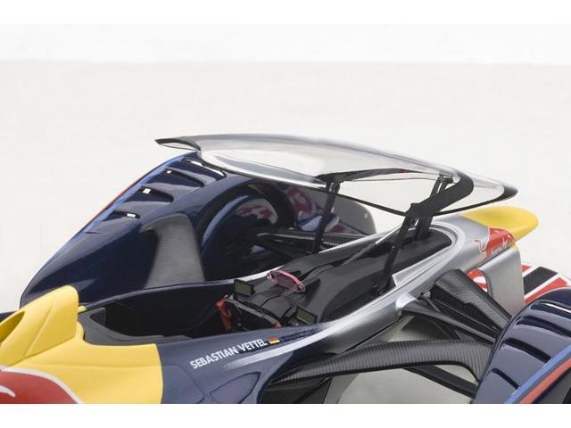 Red Bull X2014 Fan Car Red Bull Color Sebastian Vettel 1/18 Model Car by Autoart