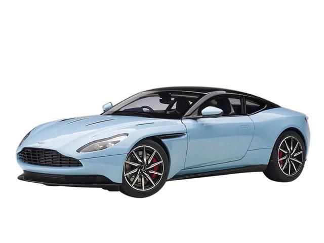 Aston Martin DB11 Q Frosted Glas Blue with Black Top 1/18 Model Car by Autoart