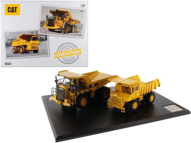 CAT Caterpillar 769 (1963-2006) & 770 (2007-Present) Off-Highway Trucks w/Operators Set of 2 pieces 1/50 Diecast Masters
