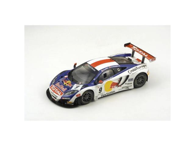 McLaren MP4 #9 12c Gt Red Bull Tour 2013 Winner S. Loeb/A. Parente Ltd 500 1/18 Model Car by Spark