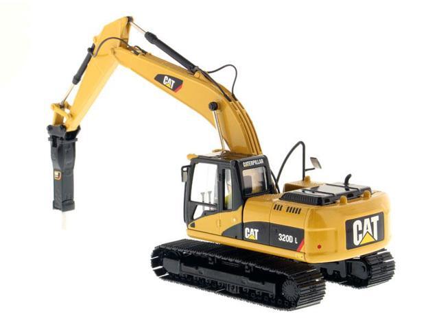 CAT Caterpillar 320D L Hydraulic Excavator with Hammer and Operator 'Core Classics Series' 1/50 Model by Diecast Masters
