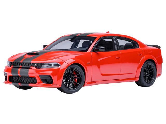 Dodge Charger Scat Pack Widebody Torred with Carbon Stripes 1/18 Car Model by Autoart
