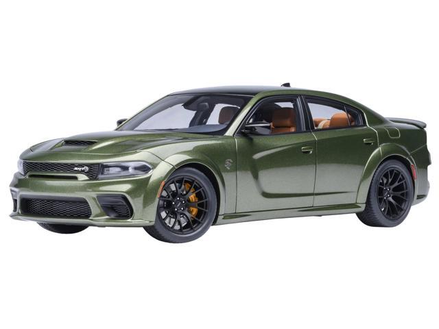 Dodge Charger SRT Hellcat Redeye F8 Green Metallic with Matt Black Top 1/18 Car Model by Autoart
