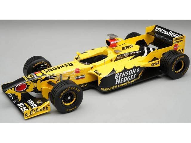 Jordan 198 #10 'Benson & Hedges Jordan-Honda' Formula One F1 'Australian GP' (1998) with Case 1/18 Model Car by Tecnomodel