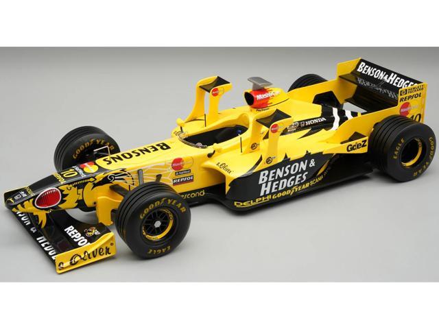 Jordan 198 #10 Formula One F1 'San Marino-Imola GP' (1998) with Display Case 'Mythos Series' Ltd Ed 1/18 Model Car by Tecnomodel